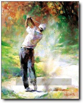 yxr0039 impressionnisme sport golf Peinture à l'huile